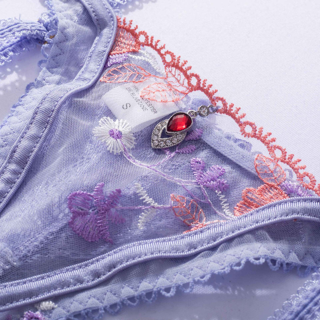 Experience the epitome of seductive elegance with our Hannah 3-Piece Luxurious Lace Lingerie Set